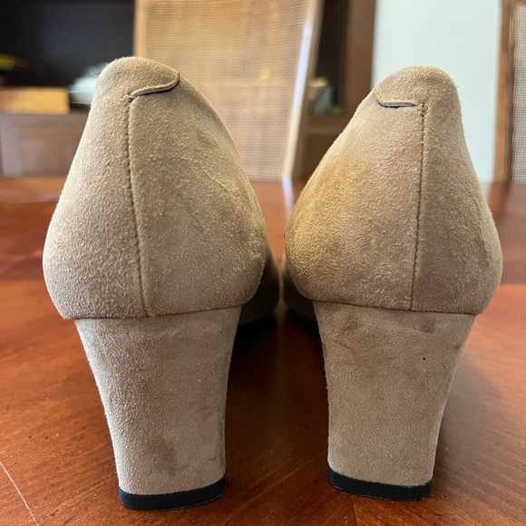 Amante Shoes Suede Pumps Tan 9.5M - Picture 4 of 7